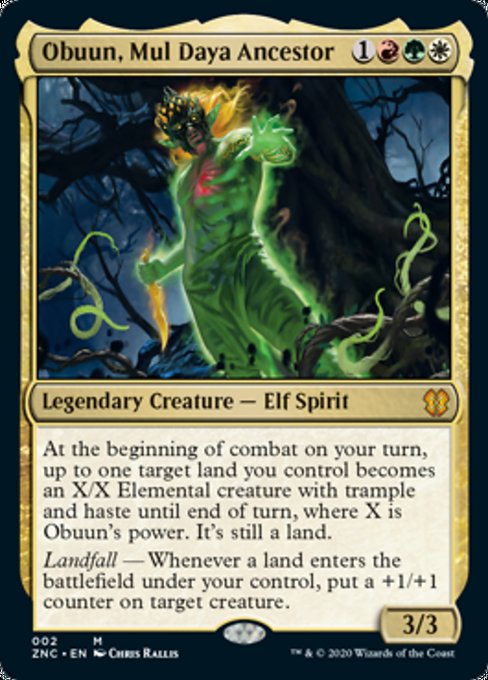 Obuun, Mul Daya Ancestor [Commander: Zendikar Rising] | Enigma On Main