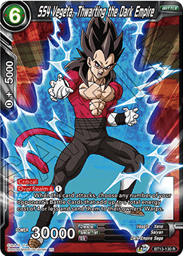 SS4 Vegeta, Thwarting the Dark Empire (Rare) [BT13-130] | Enigma On Main