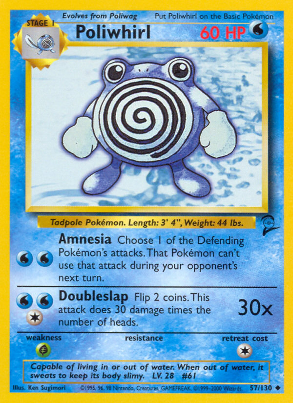 Poliwhirl (57/130) [Base Set 2] | Enigma On Main