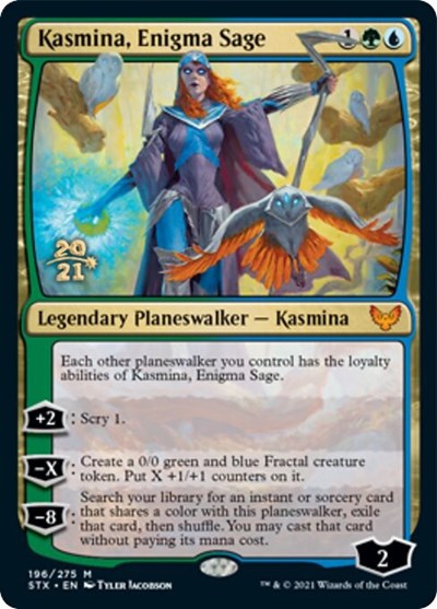 Kasmina, Enigma Sage [Strixhaven: School of Mages Prerelease Promos] | Enigma On Main