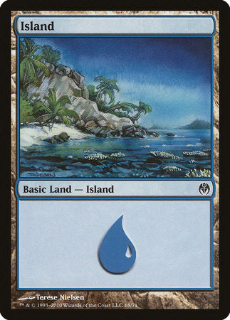 Island (68) [Duel Decks: Phyrexia vs. the Coalition] | Enigma On Main