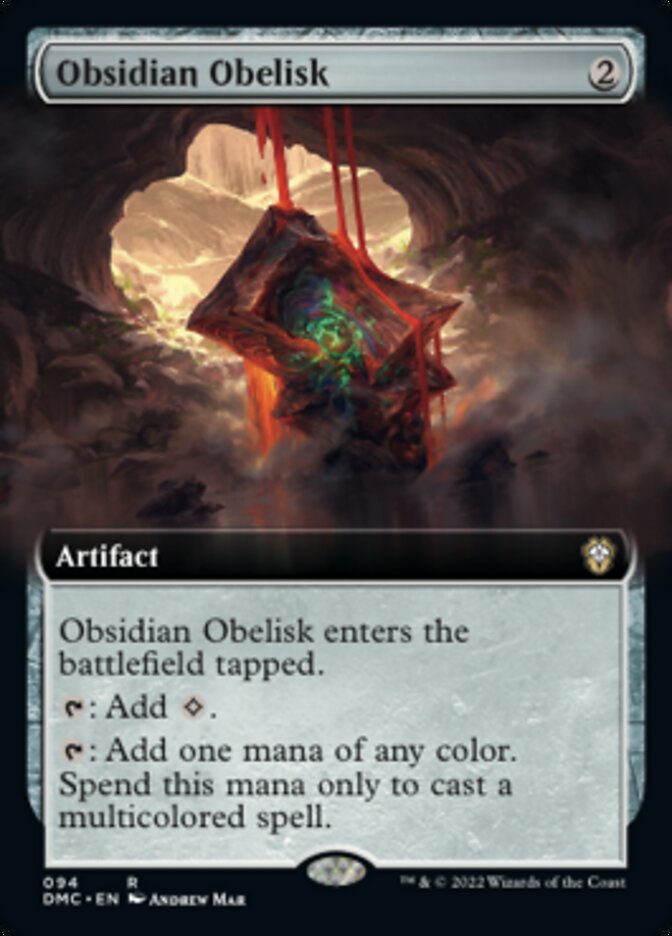 Obsidian Obelisk (Extended Art) [Dominaria United Commander] | Enigma On Main