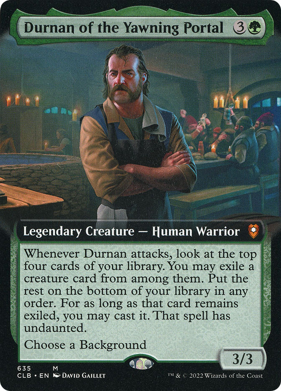 Durnan of the Yawning Portal (Extended Art) [Commander Legends: Battle for Baldur's Gate] | Enigma On Main