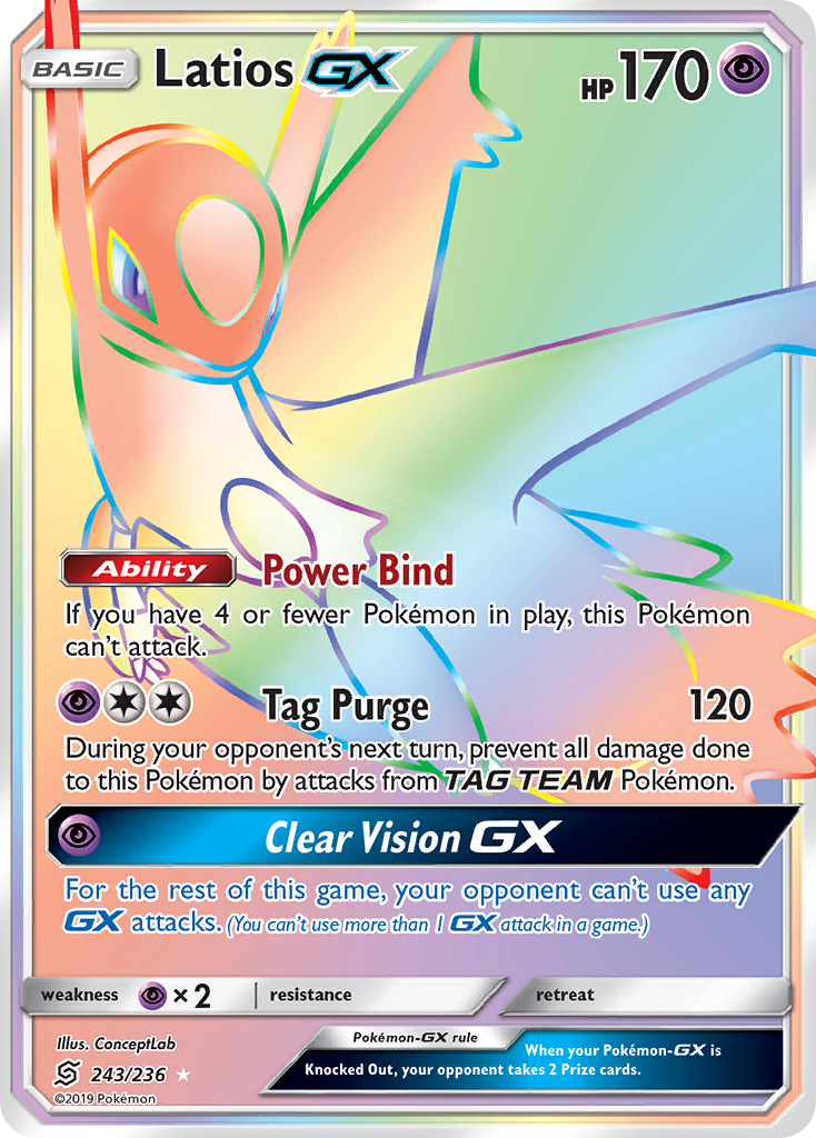 Latios GX (243/236) [Sun & Moon: Unified Minds] | Enigma On Main