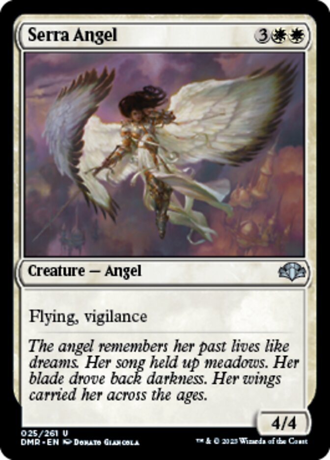 Serra Angel [Dominaria Remastered] | Enigma On Main