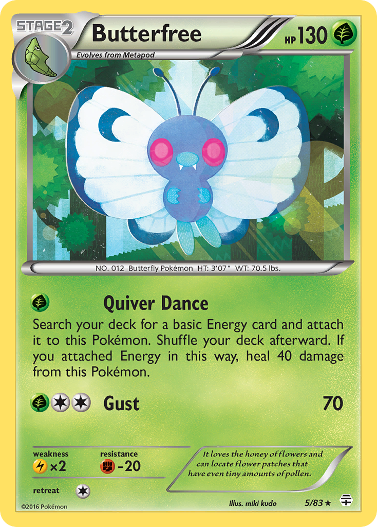 Butterfree (5/83) [XY: Generations] | Enigma On Main