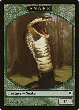 Snake Token [Zendikar Tokens] | Enigma On Main