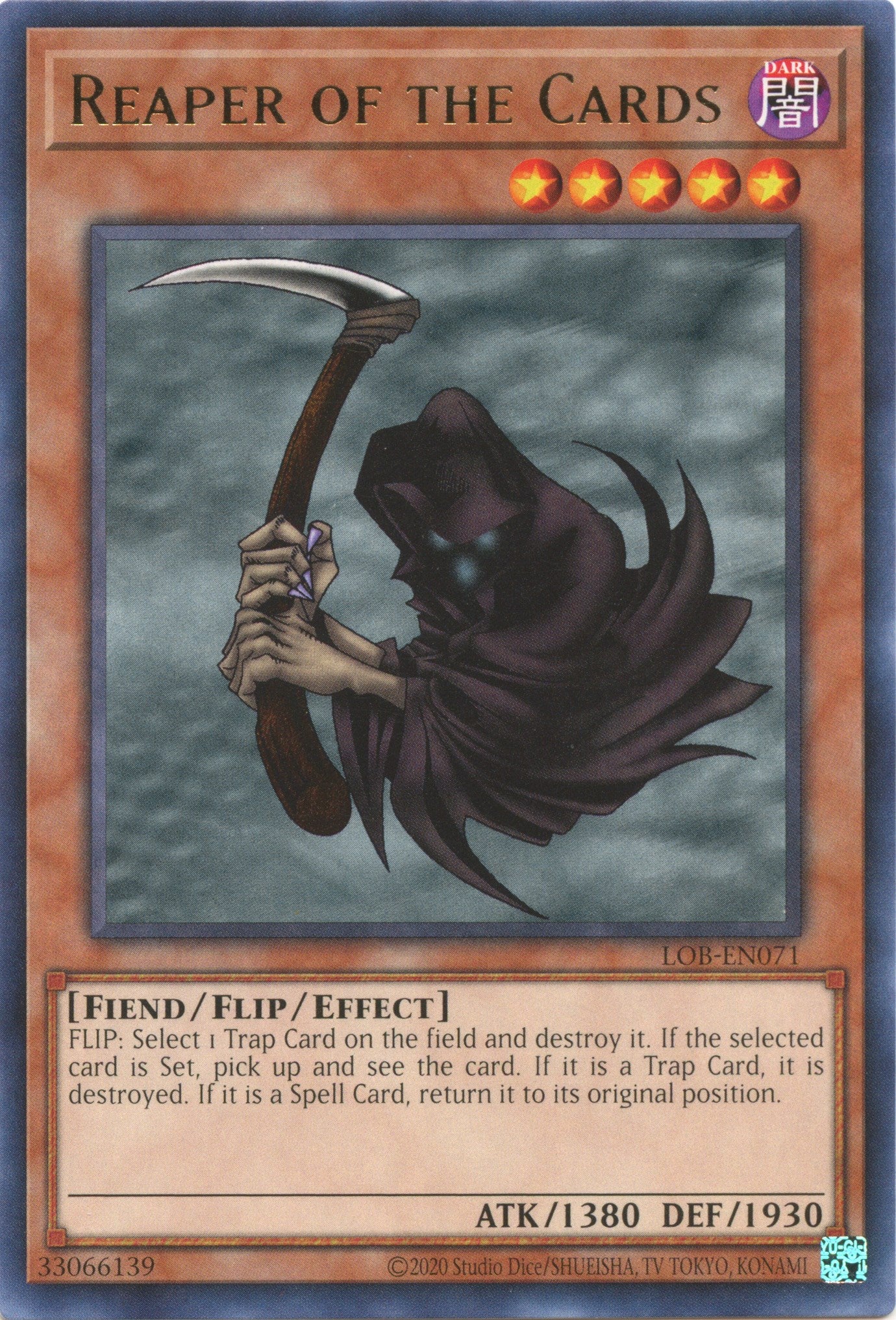 Reaper of the Cards (25th Anniversary) [LOB-EN071] Rare | Enigma On Main