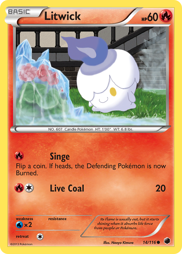 Litwick (14/116) [Black & White: Plasma Freeze] | Enigma On Main