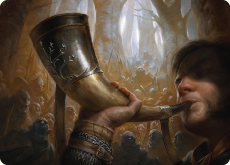 Horn of Gondor Art Card [The Lord of the Rings: Tales of Middle-earth Art Series] | Enigma On Main