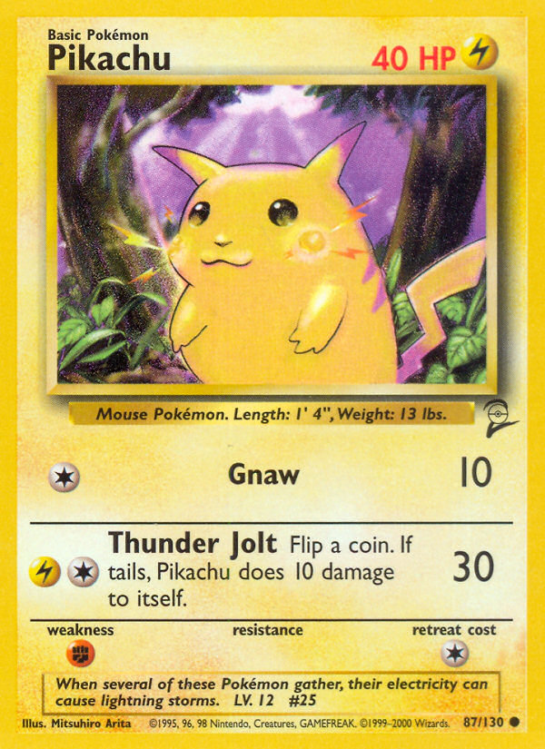 Pikachu (87/130) [Base Set 2] | Enigma On Main