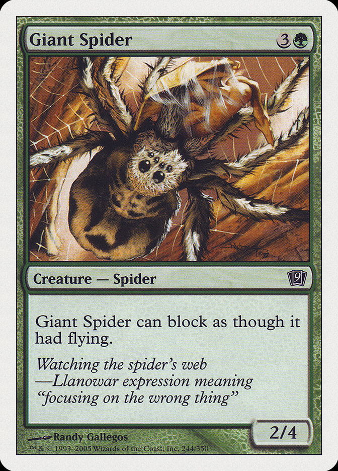 Giant Spider [Ninth Edition] | Enigma On Main