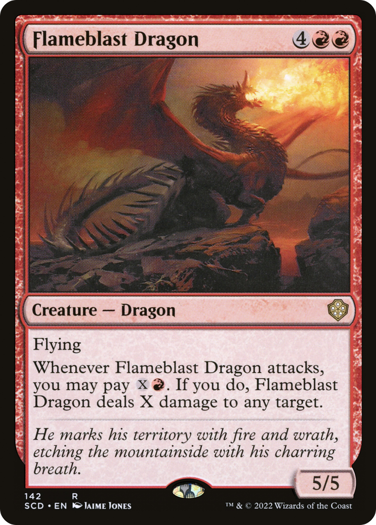 Flameblast Dragon [Starter Commander Decks] | Enigma On Main