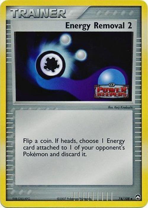 Energy Removal 2 (74/108) (Stamped) [EX: Power Keepers] | Enigma On Main