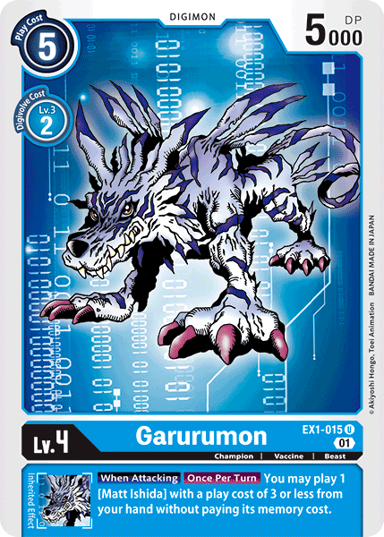 Garurumon [EX1-015] [Classic Collection] | Enigma On Main