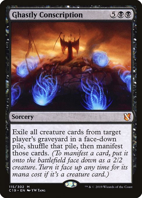 Ghastly Conscription [Commander 2019] | Enigma On Main