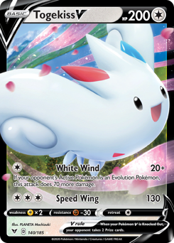 Togekiss V (140/185) [Sword & Shield: Vivid Voltage] | Enigma On Main