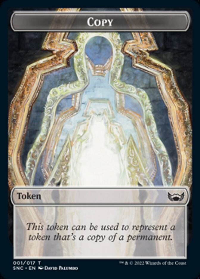 Manifest // Copy Double-sided Token [Streets of New Capenna Commander Tokens] | Enigma On Main