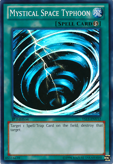 Mystical Space Typhoon [YS13-ENV12] Super Rare | Enigma On Main