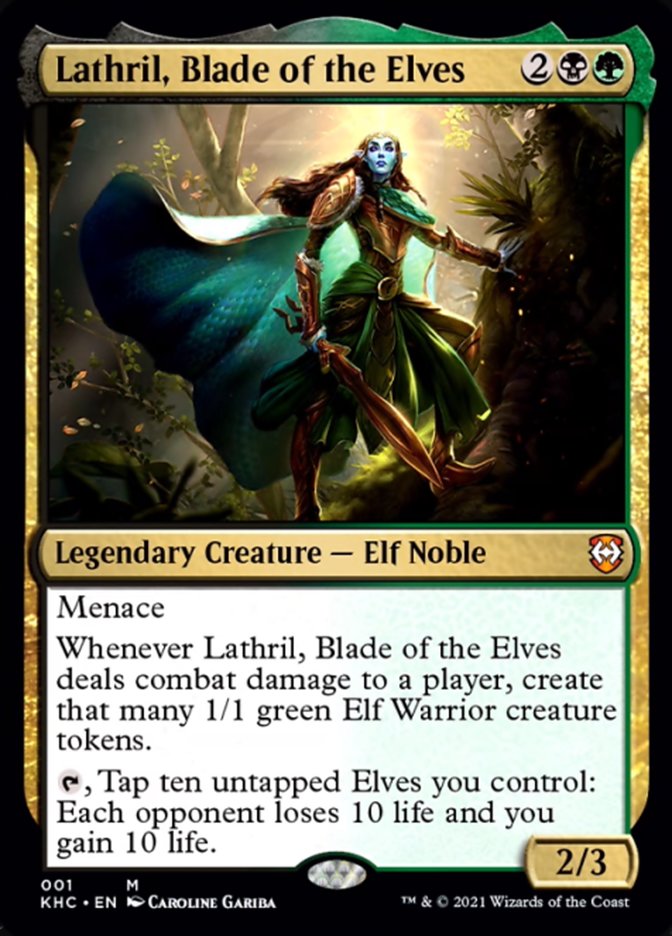 Lathril, Blade of the Elves [Kaldheim Commander] | Enigma On Main