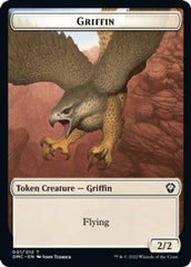 Zombie Knight // Griffin Double-sided Token [Dominaria United Commander Tokens] | Enigma On Main