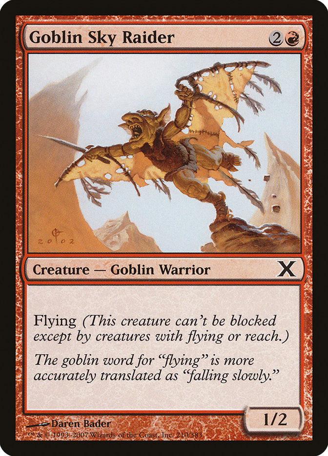 Goblin Sky Raider [Tenth Edition] | Enigma On Main