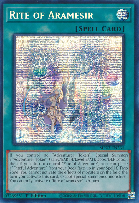 Rite of Aramesir [MP23-EN264] Prismatic Secret Rare | Enigma On Main