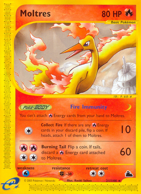 Moltres (21/144) [Skyridge] | Enigma On Main