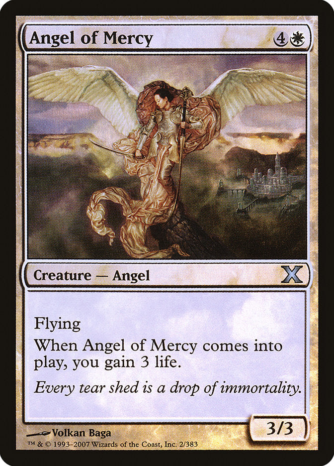 Angel of Mercy (Premium Foil) [Tenth Edition] | Enigma On Main
