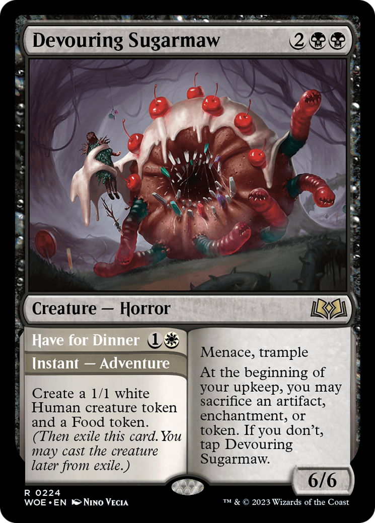 Devouring Sugarmaw // Have For Dinner [Wilds of Eldraine] | Enigma On Main