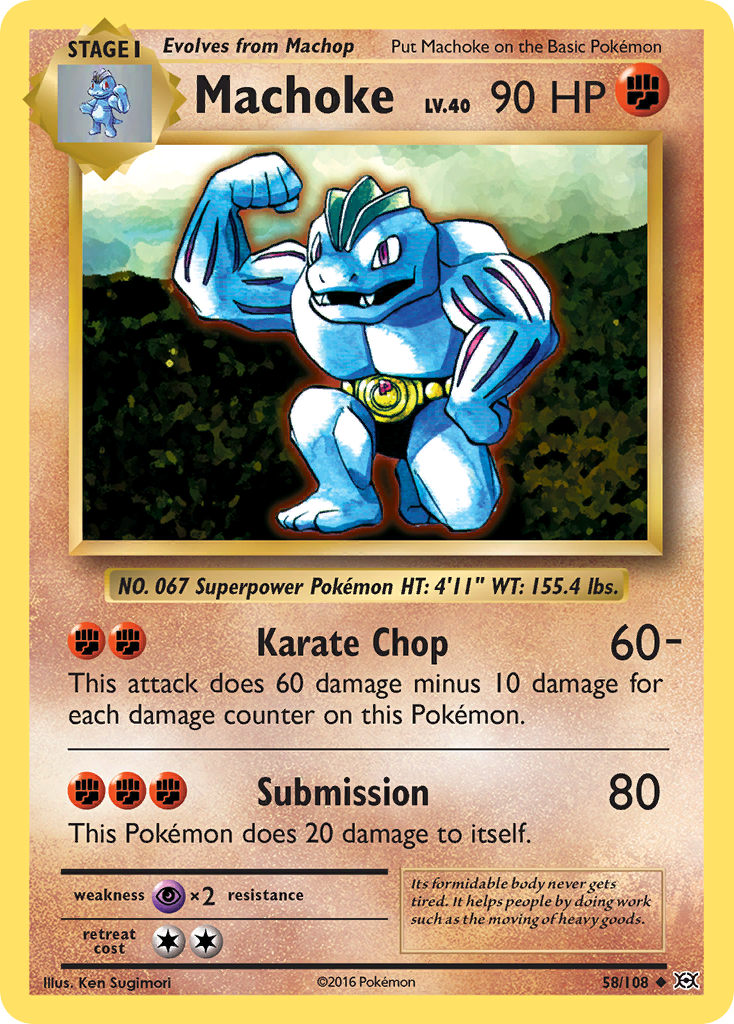 Machoke (58/108) [XY: Evolutions] | Enigma On Main