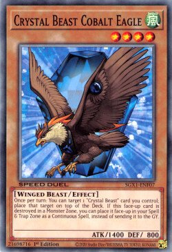 Crystal Beast Cobalt Eagle [SGX1-ENF07] Common | Enigma On Main