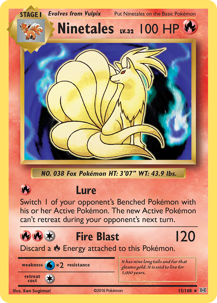 Ninetales (15/108) [XY: Evolutions] | Enigma On Main