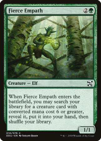 Fierce Empath [Duel Decks: Elves vs. Inventors] | Enigma On Main