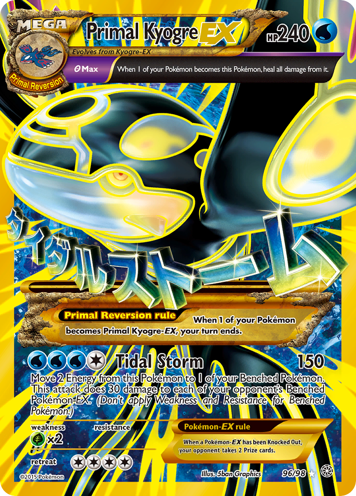 Primal Kyogre EX (96/98) [XY: Ancient Origins] | Enigma On Main