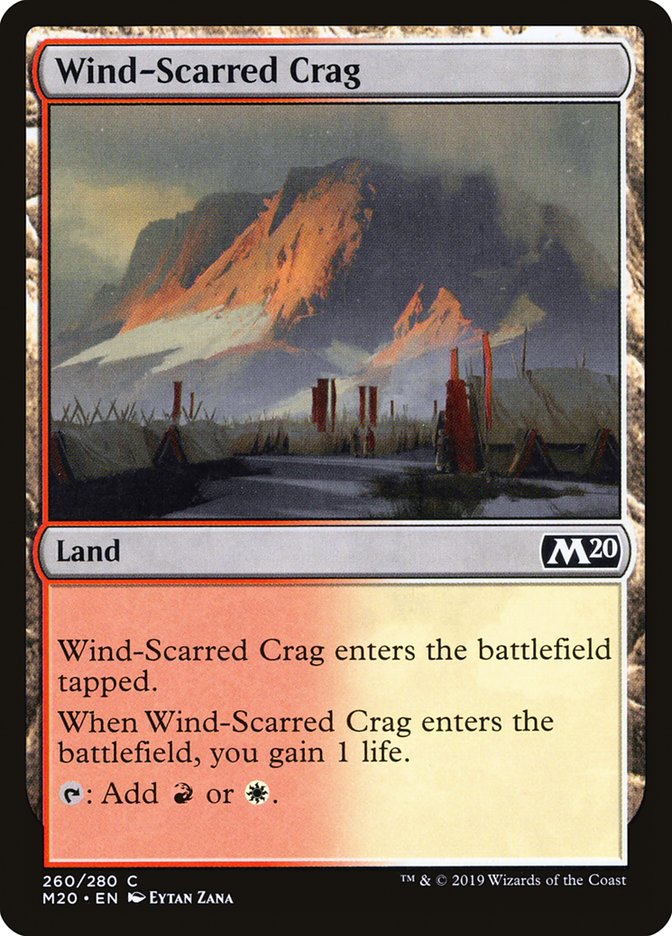 Wind-Scarred Crag [Core Set 2020] | Enigma On Main