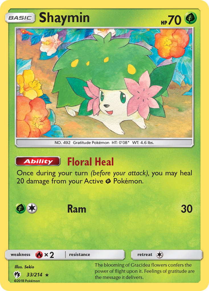 Shaymin (33/214) [Sun & Moon: Lost Thunder] | Enigma On Main