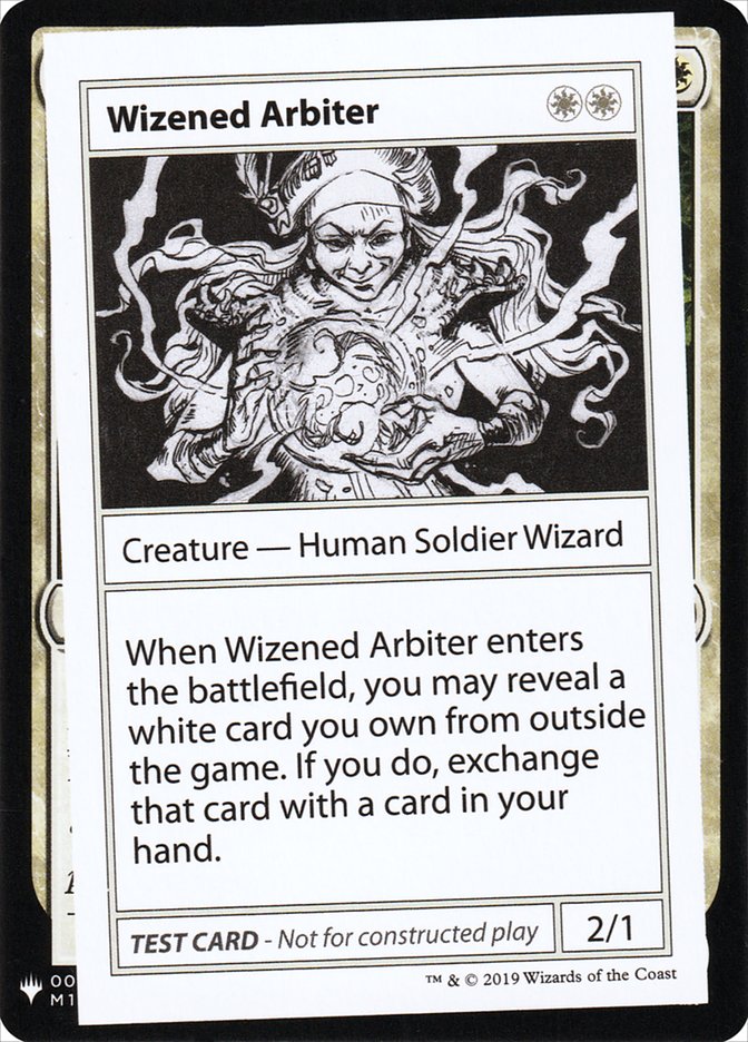 Wizened Arbiter [Mystery Booster Playtest Cards] | Enigma On Main