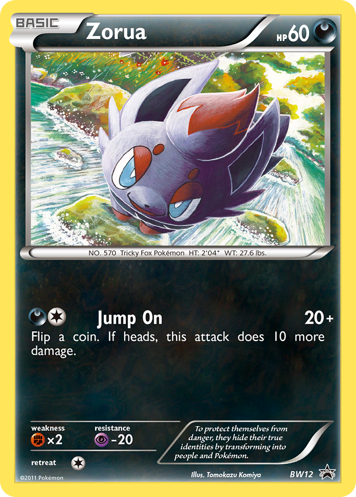 Zorua (BW12) [Black & White: Black Star Promos] | Enigma On Main