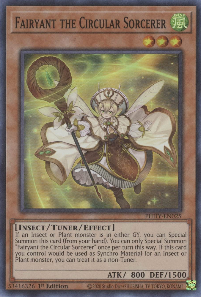 Fairyant the Circular Sorcerer [PHHY-EN025] Super Rare | Enigma On Main