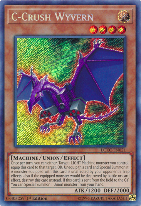 C-Crush Wyvern [LCKC-EN021] Secret Rare | Enigma On Main