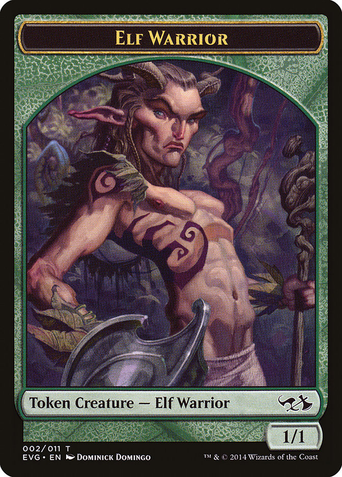 Elf Warrior Token (Elves vs. Goblins) [Duel Decks Anthology Tokens] | Enigma On Main