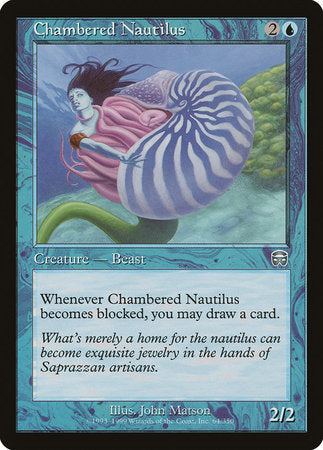 Chambered Nautilus [Mercadian Masques] | Enigma On Main