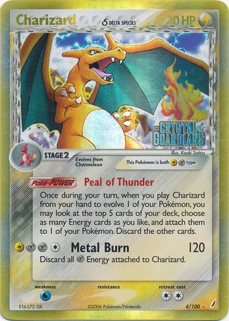 Charizard (4/100) (Delta Species) (Stamped) [EX: Crystal Guardians] | Enigma On Main