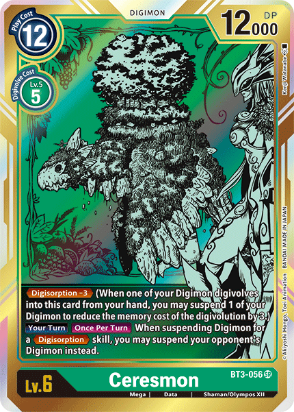 Ceresmon [BT3-056] (Alternate Art) [Release Special Booster Ver.1.5] | Enigma On Main