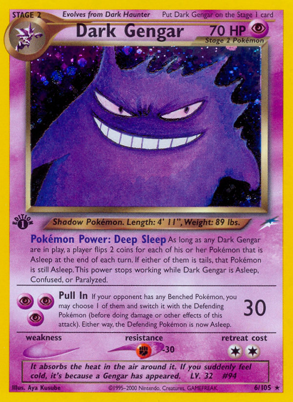 Dark Gengar (6/105) [Neo Destiny 1st Edition] | Enigma On Main