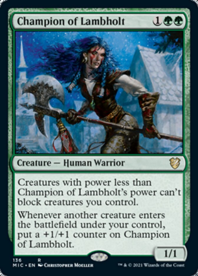 Champion of Lambholt [Innistrad: Midnight Hunt Commander] | Enigma On Main