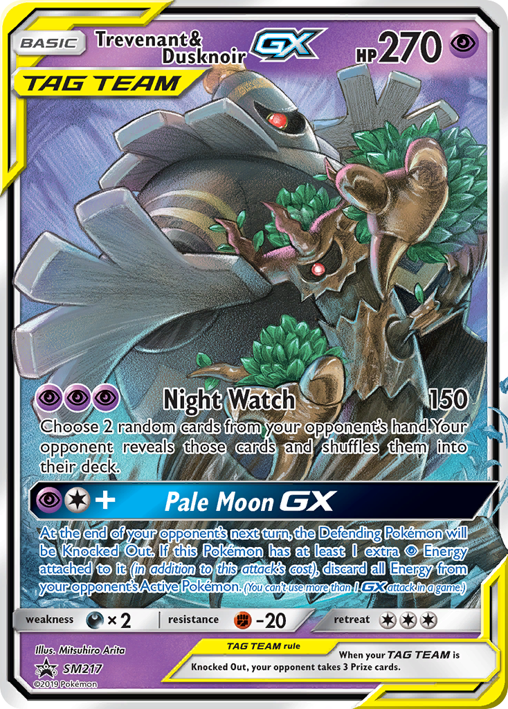 Trevenant & Dusknoir GX (SM217) [Sun & Moon: Black Star Promos] | Enigma On Main