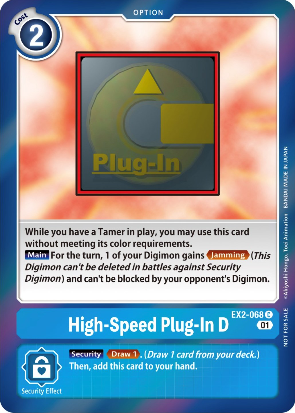 High-Speed Plug-In D [EX2-068] (Event Pack 4) [Digital Hazard Promos] | Enigma On Main