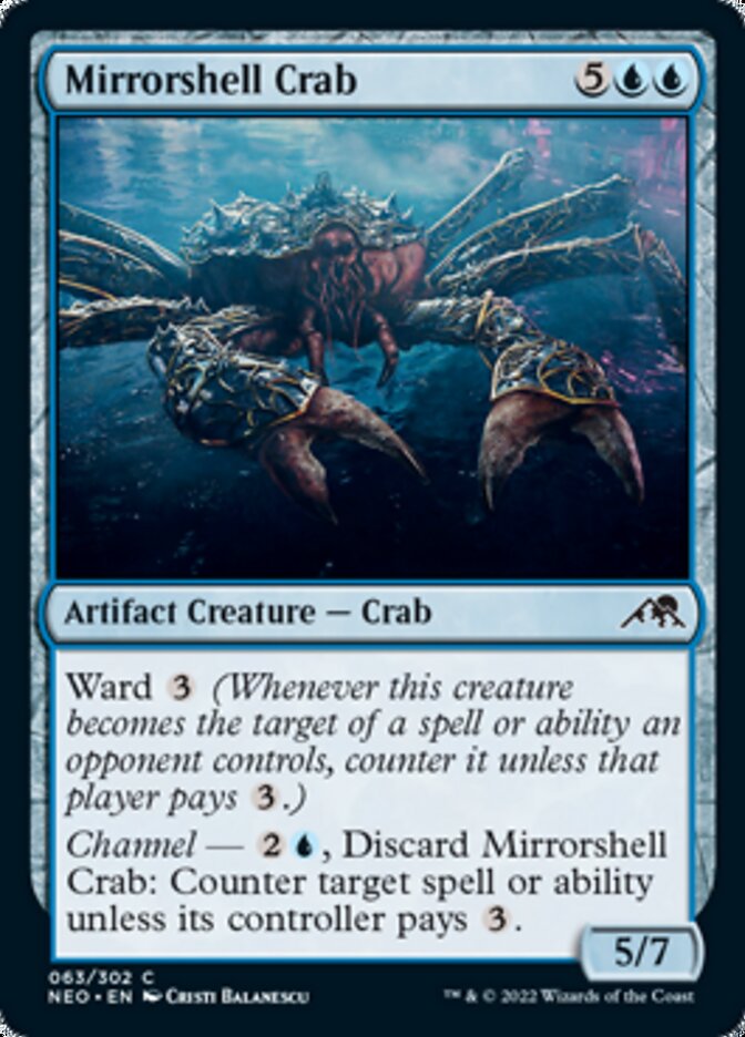 Mirrorshell Crab [Kamigawa: Neon Dynasty] | Enigma On Main